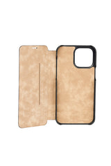 iPhone 14 Pro Max Leather Wallet Case