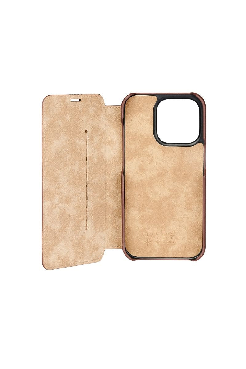 iPhone 14 Pro Leather Wallet Case