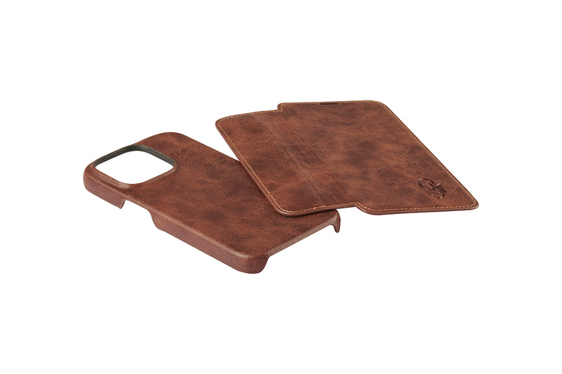 iPhone 14 Pro Leather Wallet Case