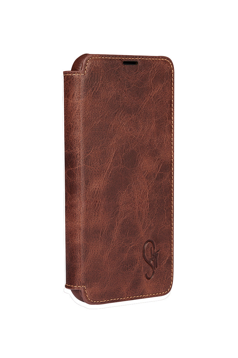 iPhone 14 Pro Max Leather Wallet Case