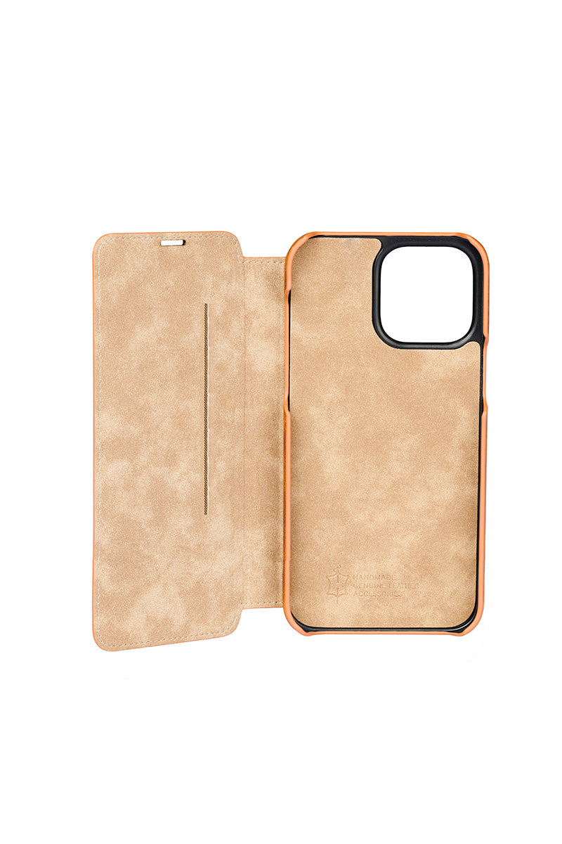 iPhone 14 Pro Max Leather Wallet Case