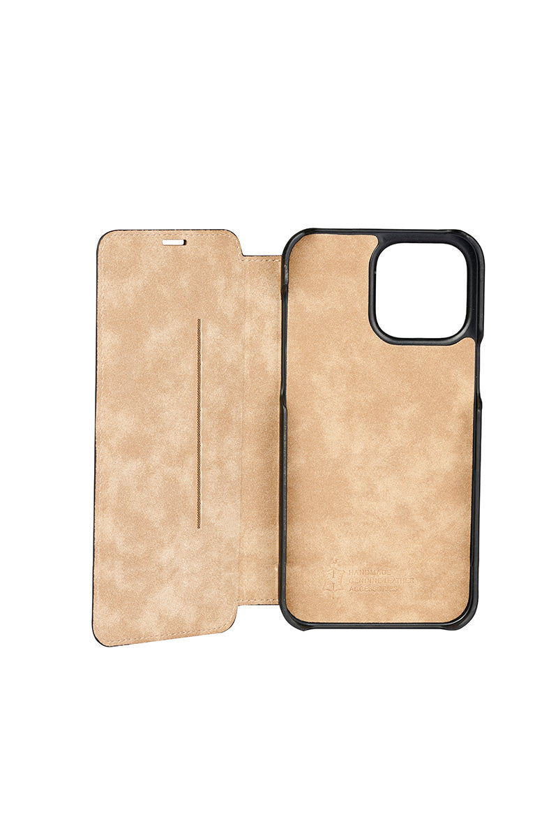 iPhone 14 Pro Max Leather Wallet Case